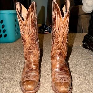 Sonora western glam bronze boots